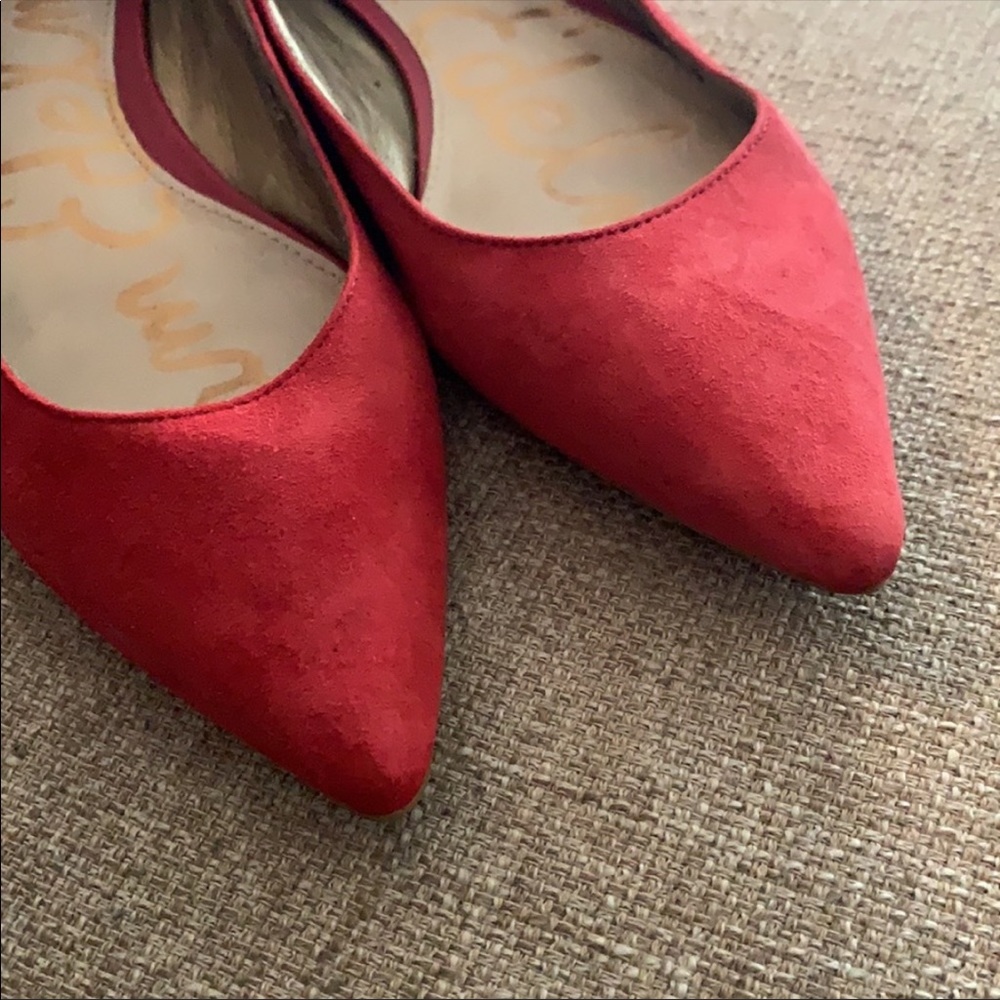 Sam Edelman Suede Rae Pointy Toe Flat - Picture 11 of 12